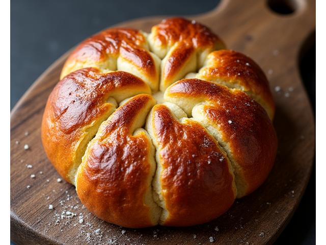 羅針盤の形をしたブリオッシュ